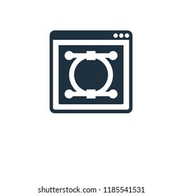 Vector icon. Black filled vector illustration. Vector symbol on white background. Can be used in web and mobile.