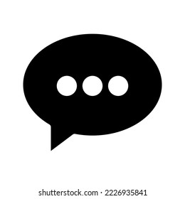 vector icon
black full of speech bubbles