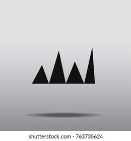 Vector icon black and white