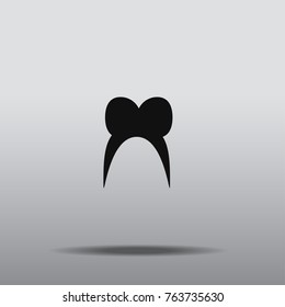 Vector icon black and white