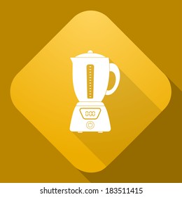 Vector icon of Blender with a long shadow 