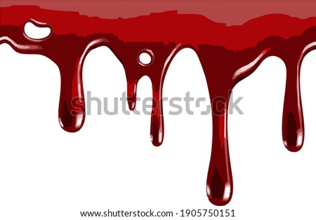 Vector icon of the blood image