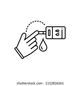 Vector Icon For  Blood Sugar Test