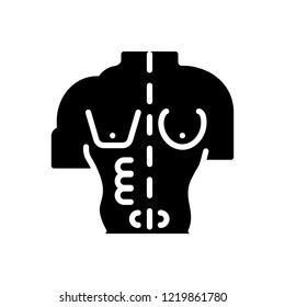 Vector icon for body