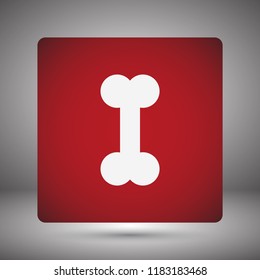 Vector icon a bone to a dog 10 EPS