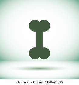 Vector icon a bone to a dog 10 EPS