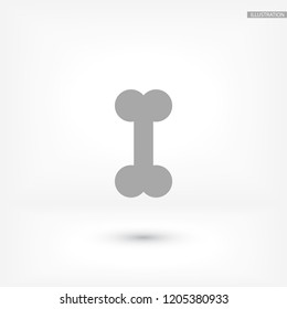 Vector icon a bone to a dog 10 EPS