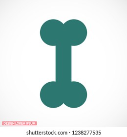 Vector icon a bone to a dog 10 EPS