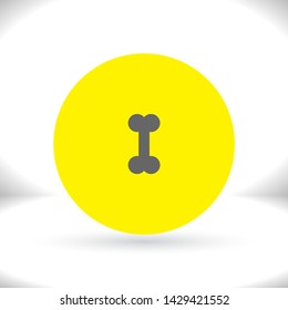 Vector icon a bone to a dog 10 EPS . Lorem Ipsum Illustration design