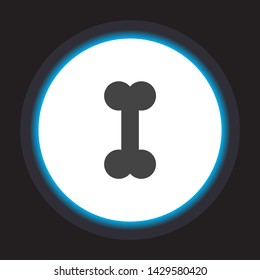 Vector icon a bone to a dog 10 EPS . Lorem Ipsum Illustration design