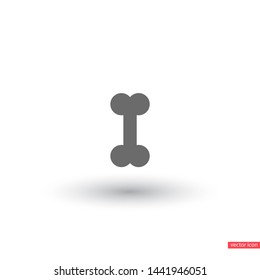 Vector icon a bone to a dog 10 EPS . Lorem Ipsum Illustration design