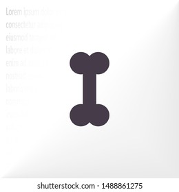 Vector icon a bone to a dog 10 EPS . Lorem Ipsum Illustration design