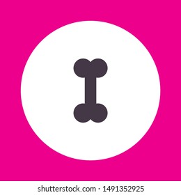 Vector icon a bone to a dog 10 EPS . Lorem Ipsum Illustration design