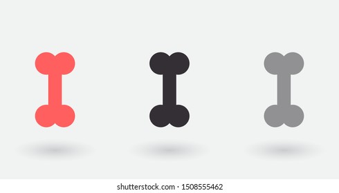 Vector icon a bone to a dog 10 EPS . Lorem Ipsum Illustration design