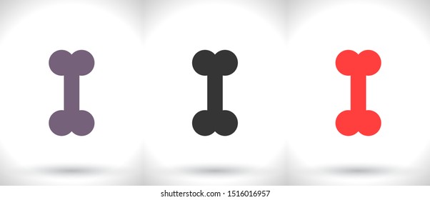 Vector icon a bone to a dog 10 EPS . Lorem Ipsum Illustration design