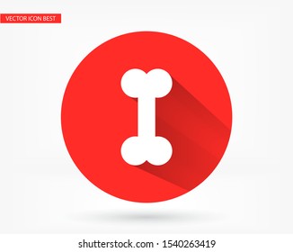 Vector icon a bone to a dog 10 EPS . Lorem Ipsum Illustration design