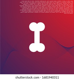 Vector icon a bone to a dog 10 EPS . Lorem Ipsum Illustration design