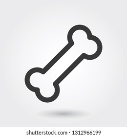 Vector Icon, Bone Medical Line Icon for any purposes, perfect for web and mobile apps