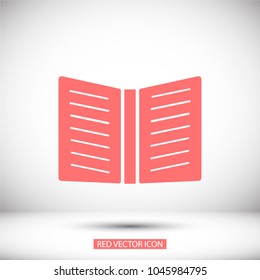 Vector icon book 10 EPS