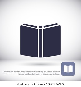 Vector icon book 10 EPS