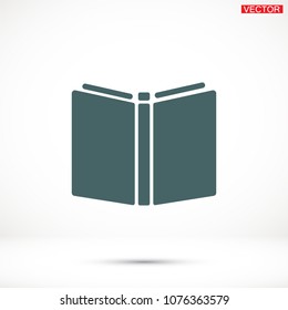 Vector icon book 10 EPS