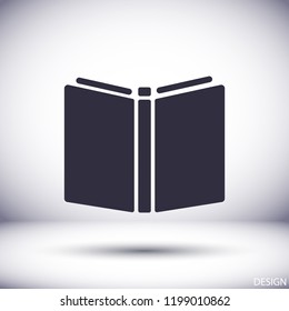 Vector icon book 10 EPS