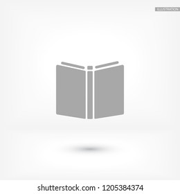 Vector icon book 10 EPS