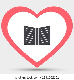 Vector icon book 10 EPS