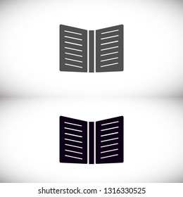 Vector icon book 10 EPS