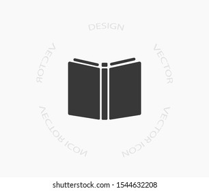 Vector icon book 10 EPS . Lorem Ipsum Illustration design