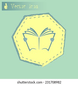 Vector icon book