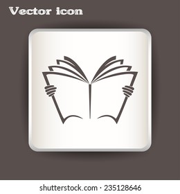 Vector icon book