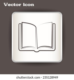 Vector icon book
