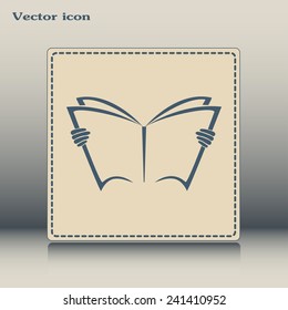 Vector icon book