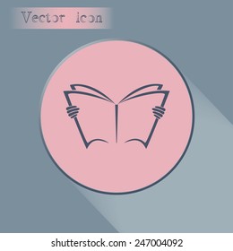Vector icon book