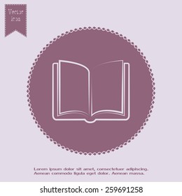Vector icon book