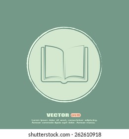 Vector icon book
