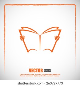 Vector icon book