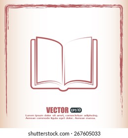 Vector icon book