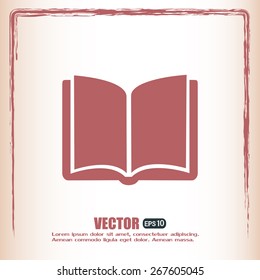 Vector icon book