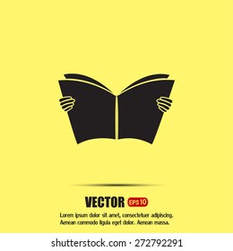 Vector icon book