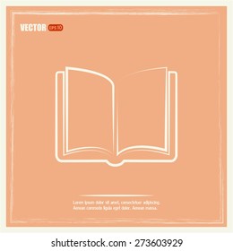 Vector icon book