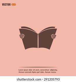 Vector icon book