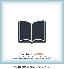 Vector icon book