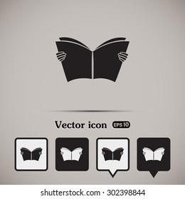 Vector icon book