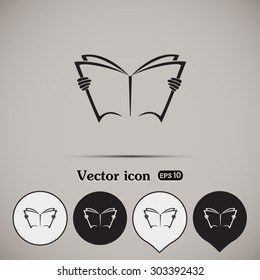 Vector icon book
