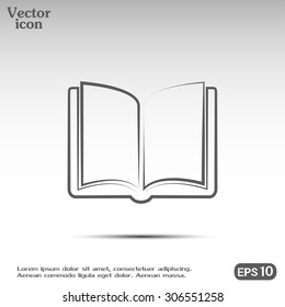 Vector icon book
