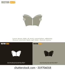 Vector icon book