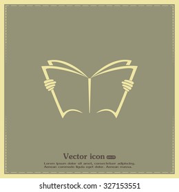 Vector icon book