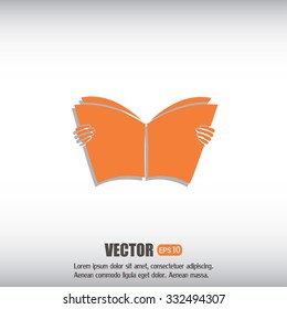 Vector icon book